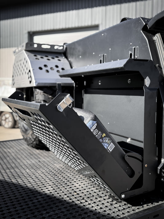 Lockable Double Jerry Can Holder