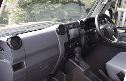 Front air vent rings covers to suit Toyota LandCruiser 70 series