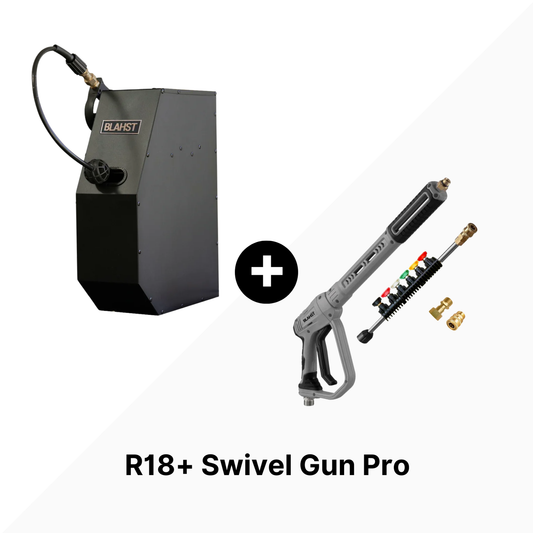 BLAHST R18 Wall-Mounted pressure washer + Swivel gun pro