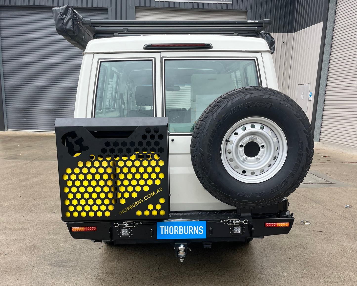 Lockable Double Jerry Can Holder