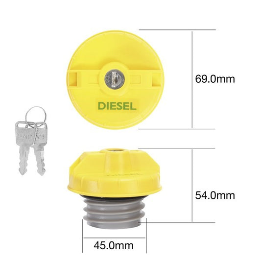 Tridon Locking Fuel Cap Diesel