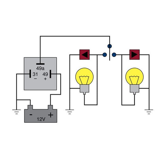 Electronic Flasher 12V 3PIN