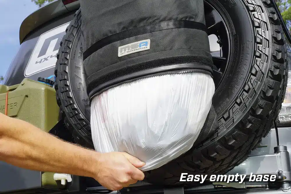 MSA Rear Wheel Rubish Bin
