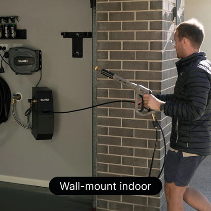 BLAHST R18 Wall-Mounted pressure washer + Swivel gun pro