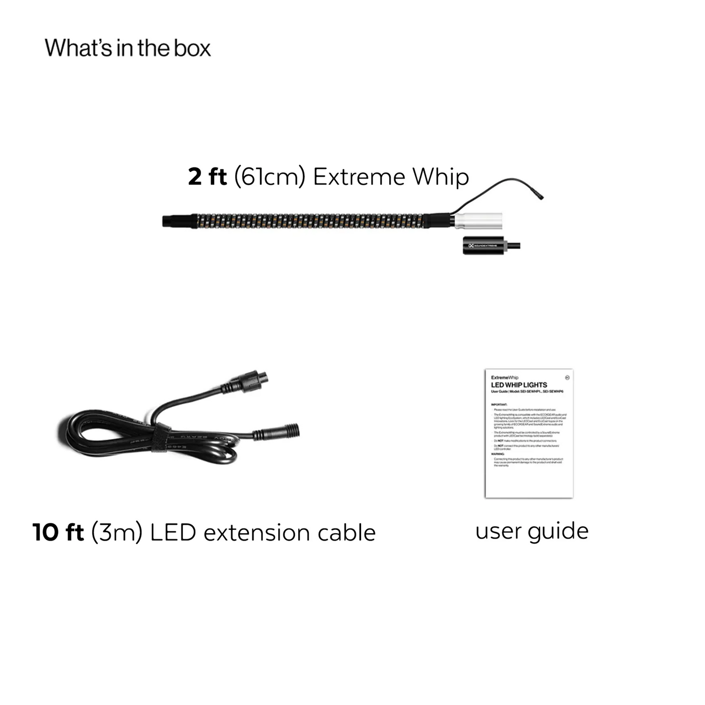 ECOXGEAR Extreme 2ft (61cm) Whip