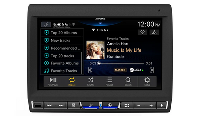 Alpine 9” integrated Hi-Res audio receiver with wireless apple CarPlay / Android auto USB