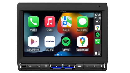 Alpine 9” integrated Hi-Res audio receiver with wireless apple CarPlay / Android auto USB