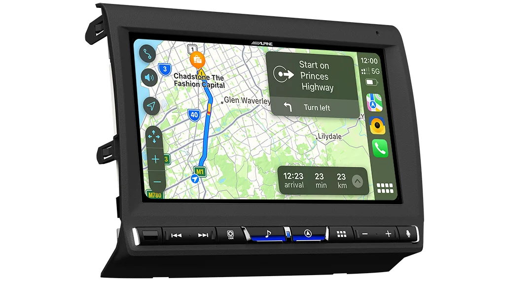 Alpine 9” integrated Hi-Res audio receiver with wireless apple CarPlay / Android auto USB
