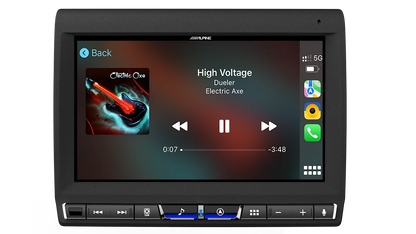 Alpine 9” integrated Hi-Res audio receiver with wireless apple CarPlay / Android auto USB