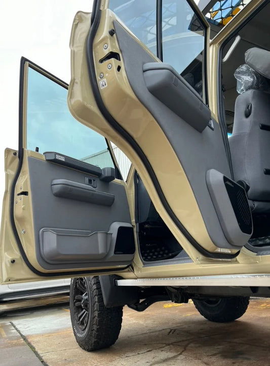 PREMIUM REAR SPEAKER DOOR PODS TO SUIT 79 DUAL CAB + 76 WAGON